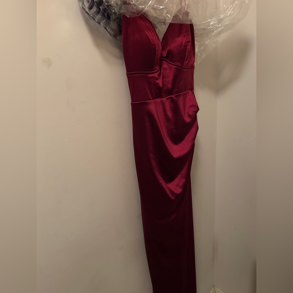 Burgundy Dress